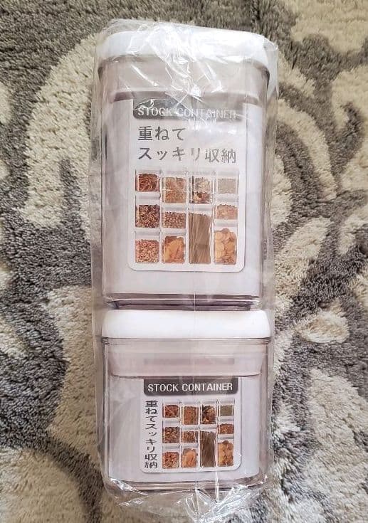 【新品未開封】ディズニー☆ダンボ☆ストックコンテナ（3コ1組）×2セット