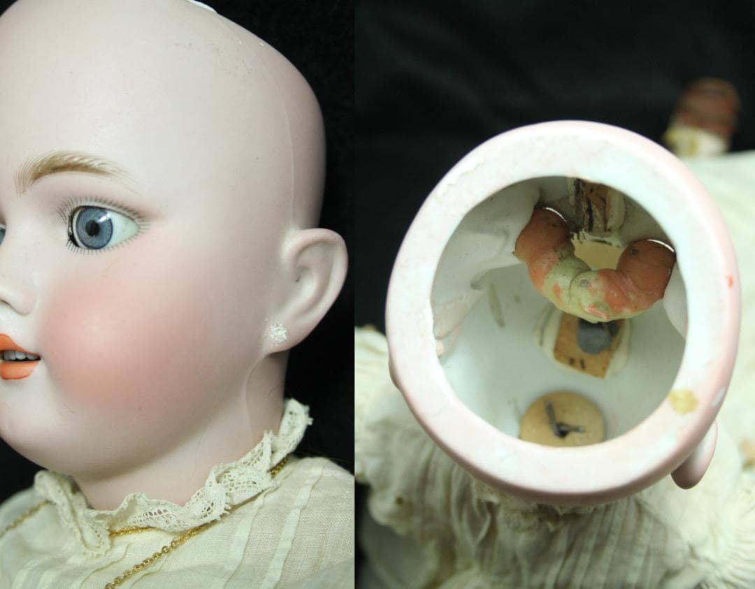 ◎ハンドワーク　ドイツ　アンティークビスクドール　シモンハルビック　人形