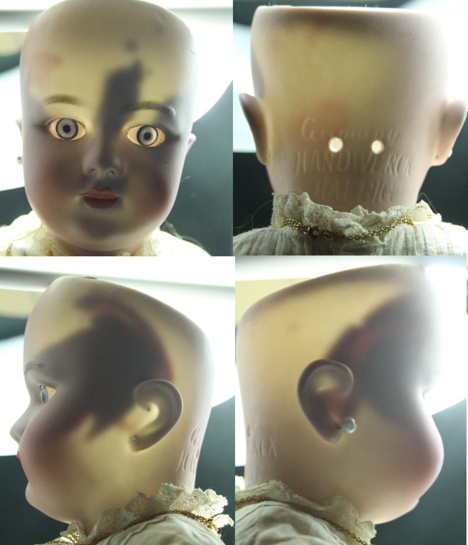 ◎ハンドワーク　ドイツ　アンティークビスクドール　シモンハルビック　人形