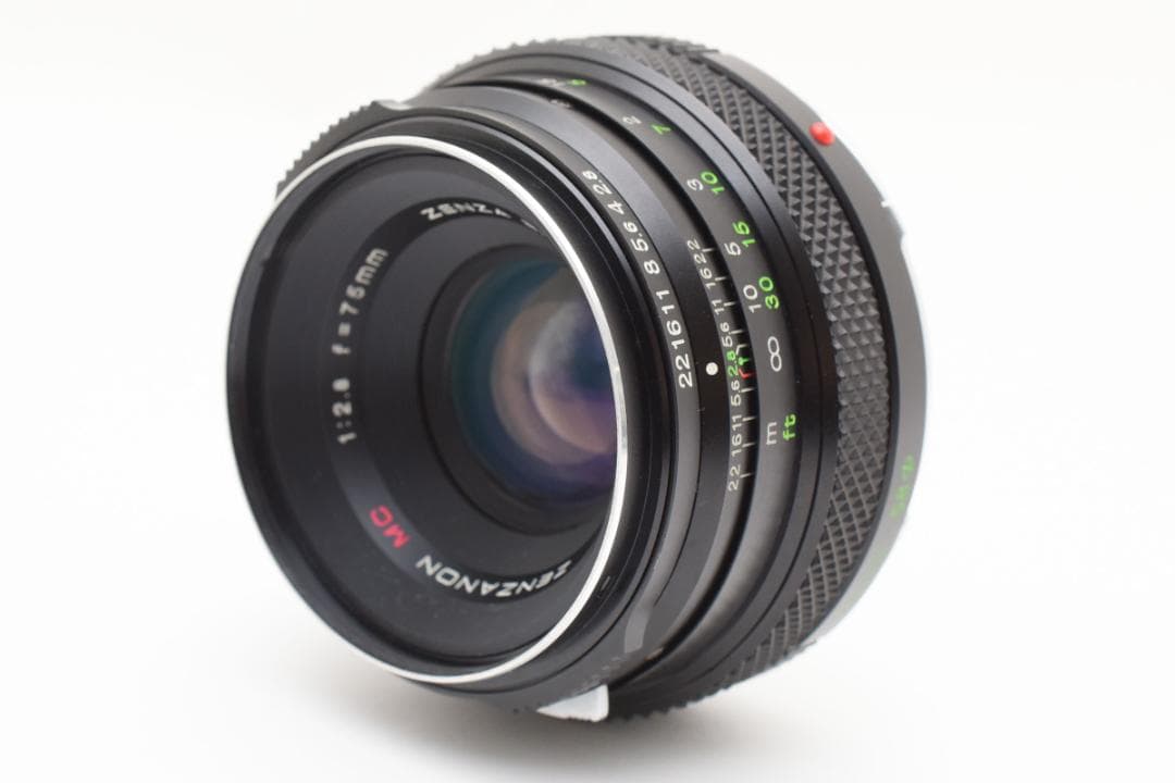 ゼンザブロニカ ゼンザノン mc 75mm f2.8 レンズ フードフィルター付