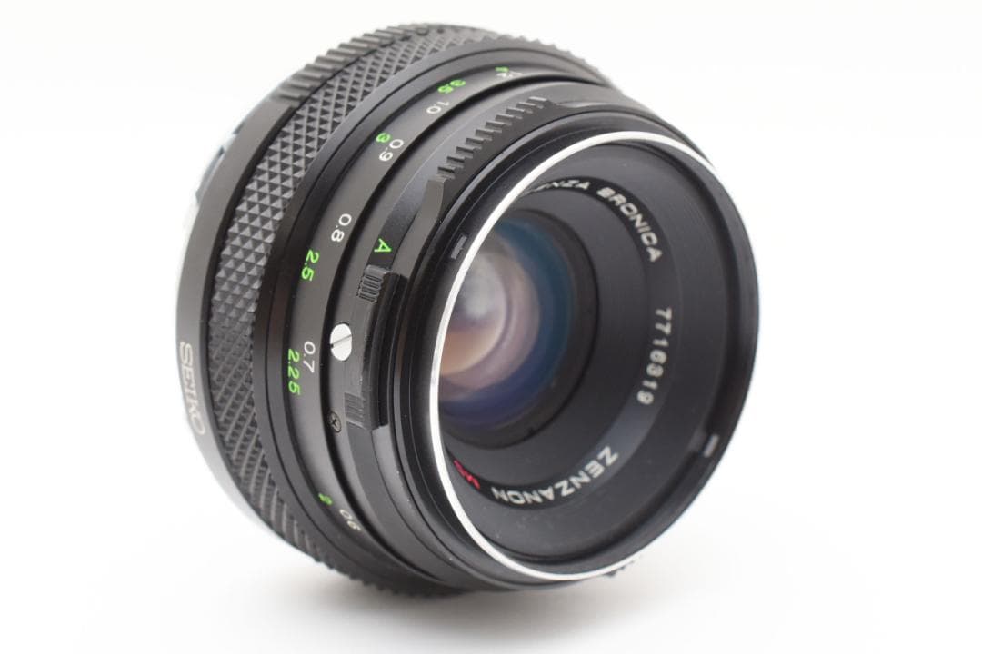 ゼンザブロニカ ゼンザノン mc 75mm f2.8 レンズ フードフィルター付