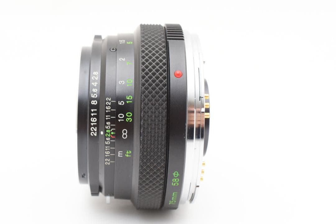 ゼンザブロニカ ゼンザノン mc 75mm f2.8 レンズ フードフィルター付