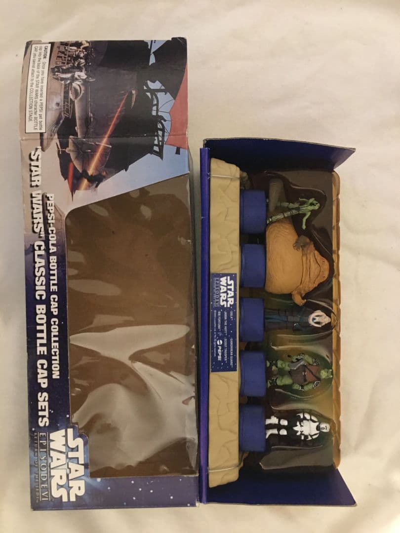 スターウォーズ　ボトルキャップ　セット　台座付き