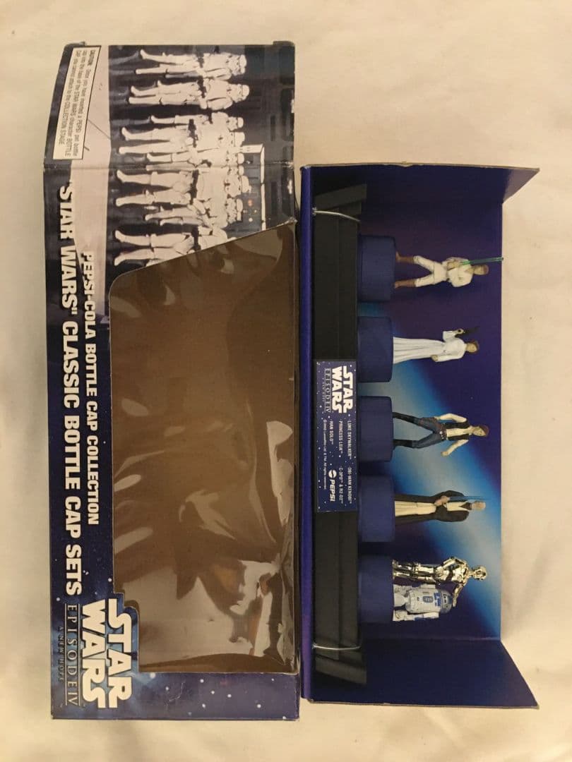 スターウォーズ　ボトルキャップ　セット　台座付き