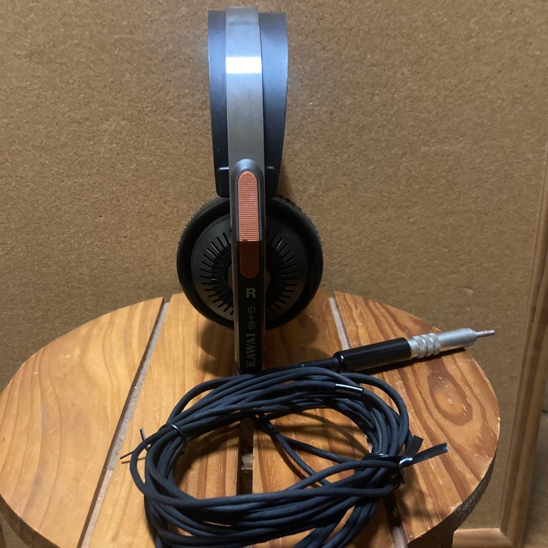 昭和レトロ KAWAI SH-5 ヘッドフォン ※動作未確認/現状渡し