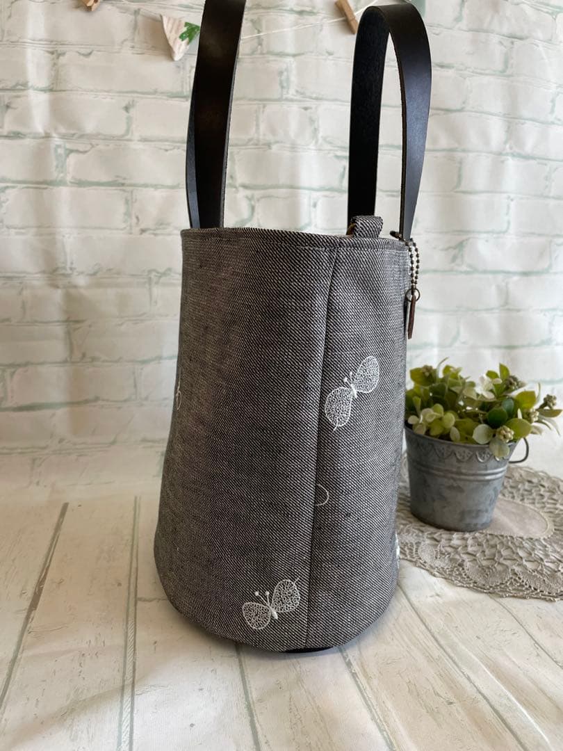 ハンドメイド バケツトート ミナペルホネンchoucho+noppara 300