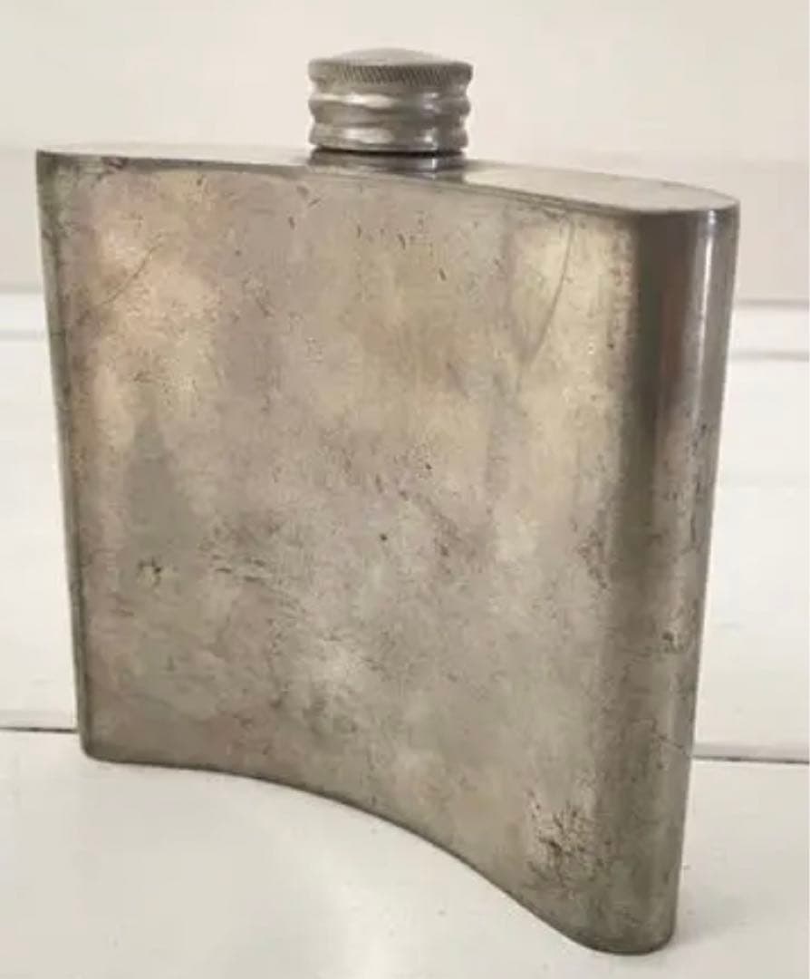 年代物 1960年代 PEWTER 6oz ピューター スキットル 錫(スズ)