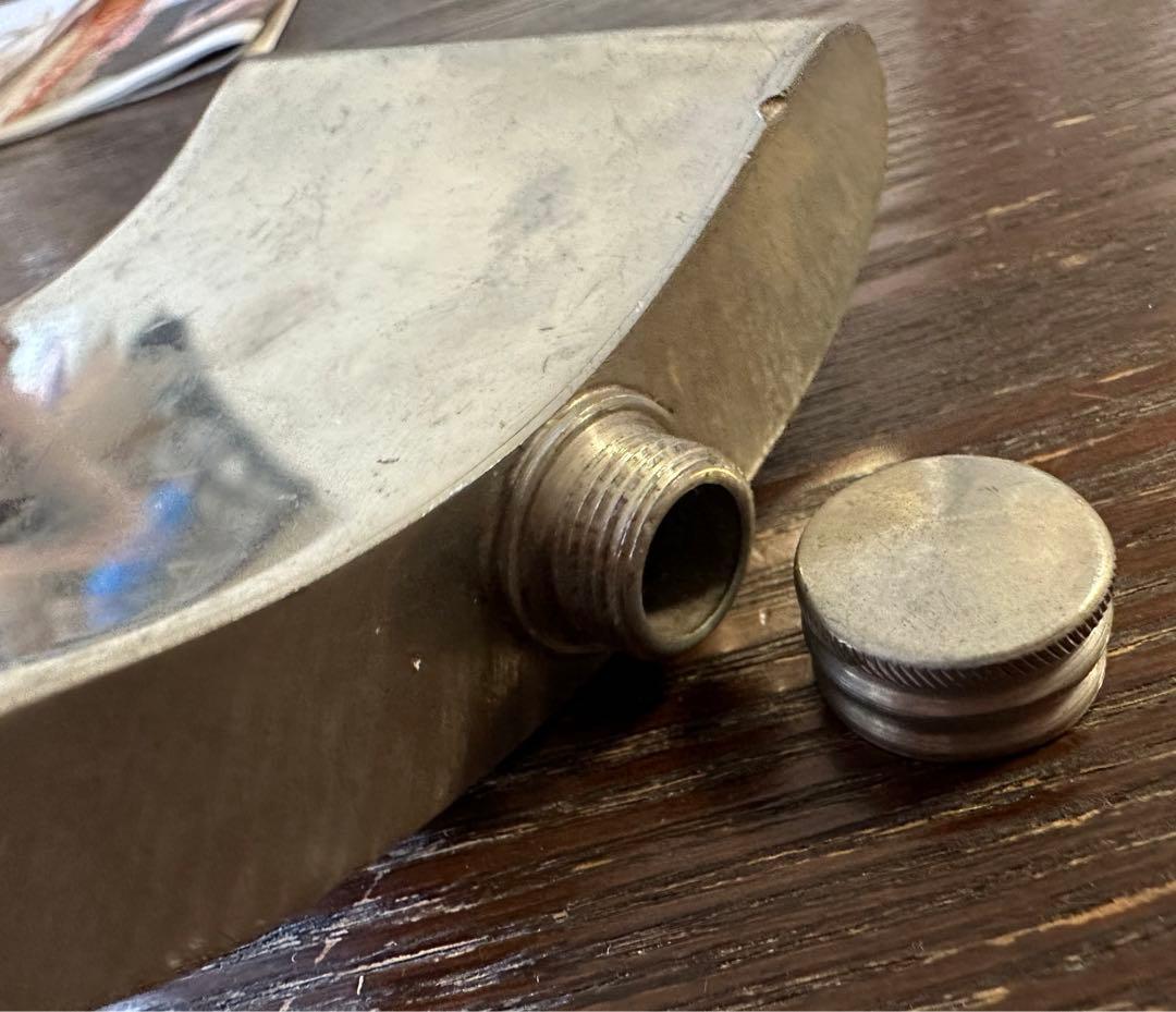 年代物 1960年代 PEWTER 6oz ピューター スキットル 錫(スズ)