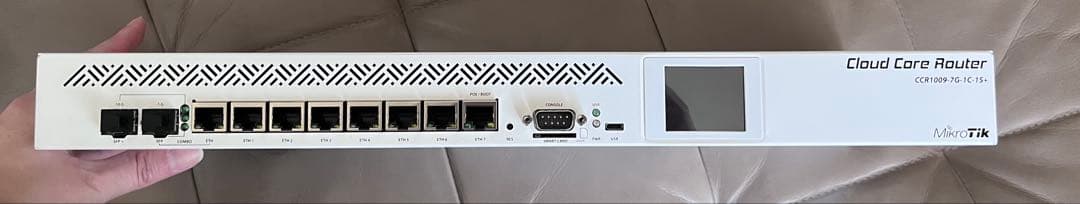 ルーター・ネットワーク機器 Mikrotik CCR1009-7G-1C-1S+
