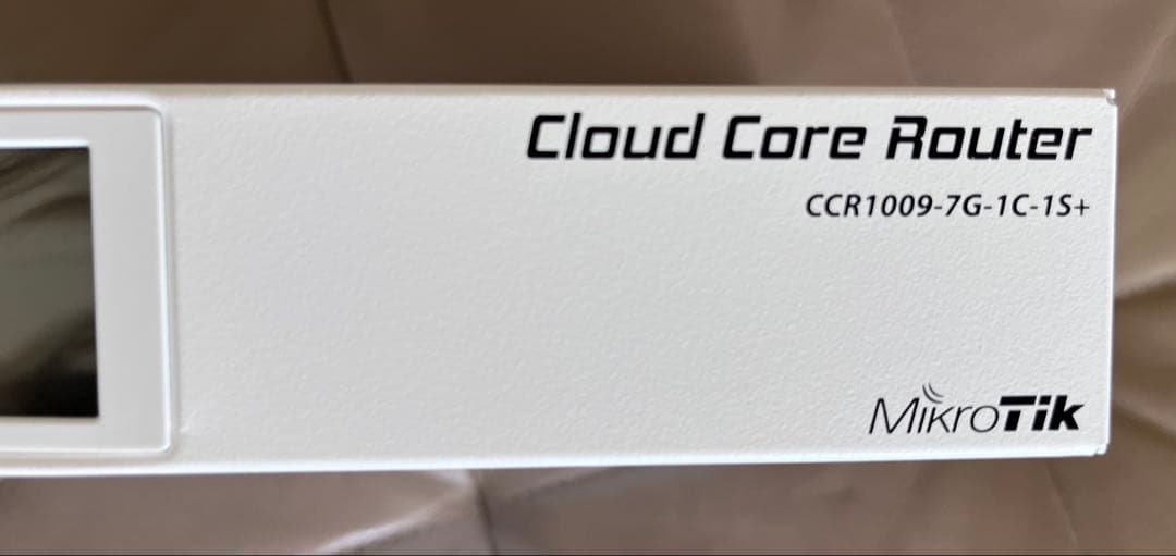 ルーター・ネットワーク機器 Mikrotik CCR1009-7G-1C-1S+