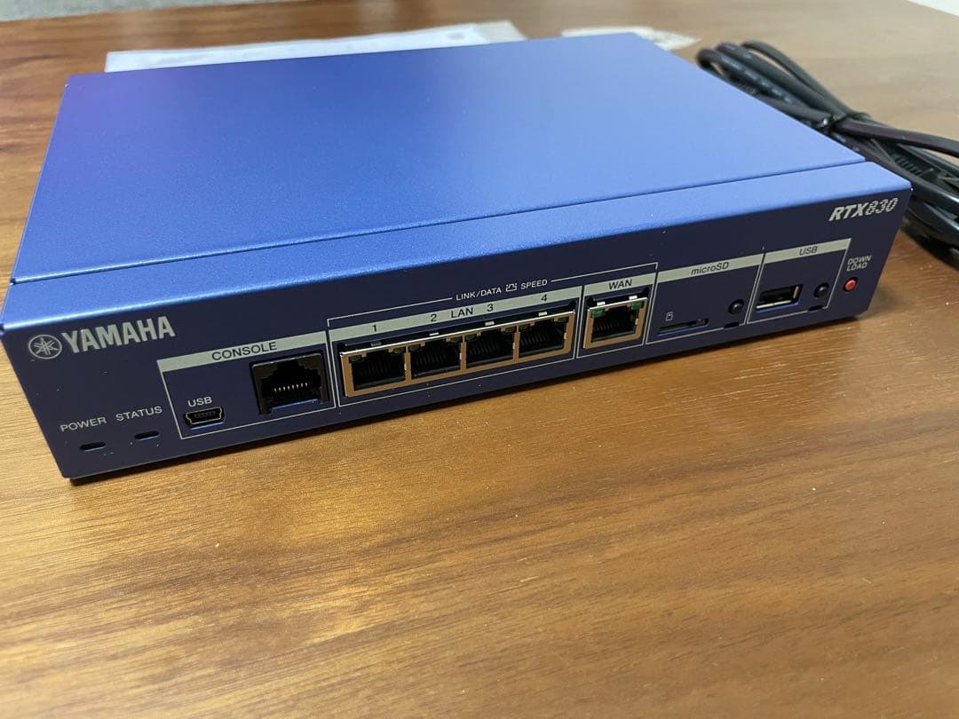 早い者勝ち！YAMAHA RTX830 ルーター