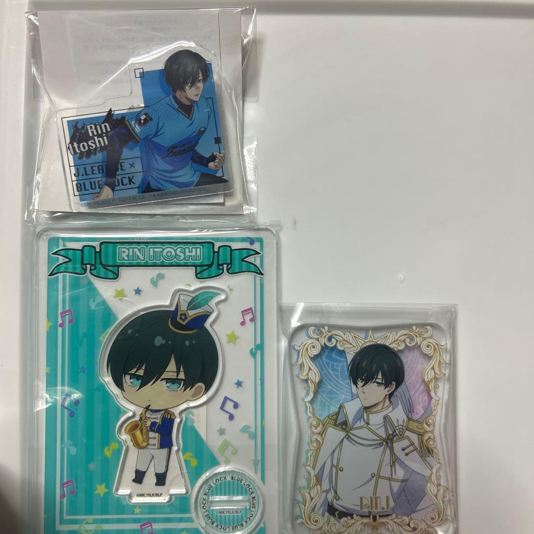 ブルーロック ブルーロック展 糸師凛 缶バッジ アクスタ まとめ売り