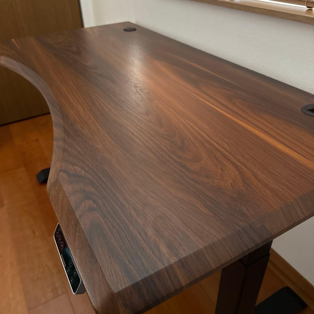 Flexispot 電動昇降デスク E7 カーブ型天板付き（140×70cm）