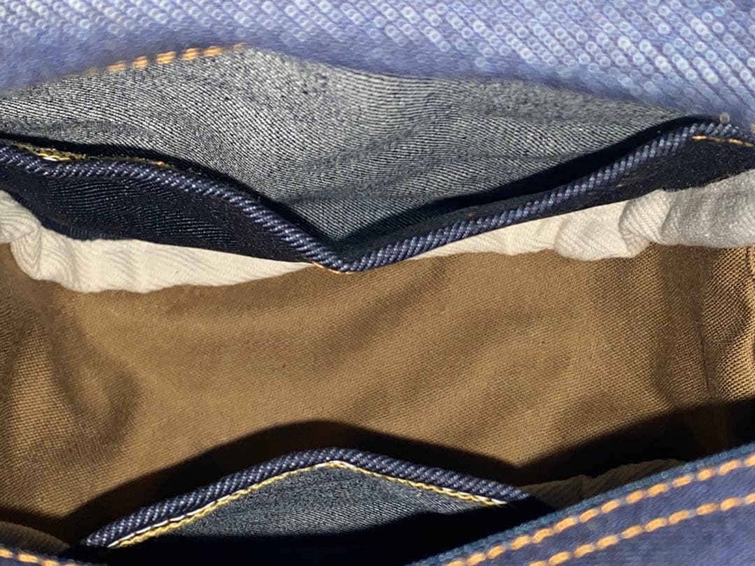 ハンドメイド☆岡山デニム♪☆ブタさん♪ブタ☆ショルダーバッグ