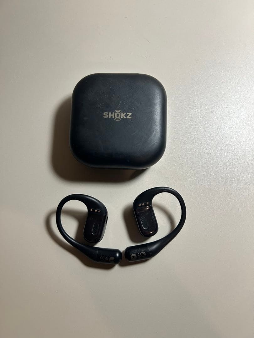 SHOKZ OPENFIT 骨伝導ワイヤレスイヤホン ブラック