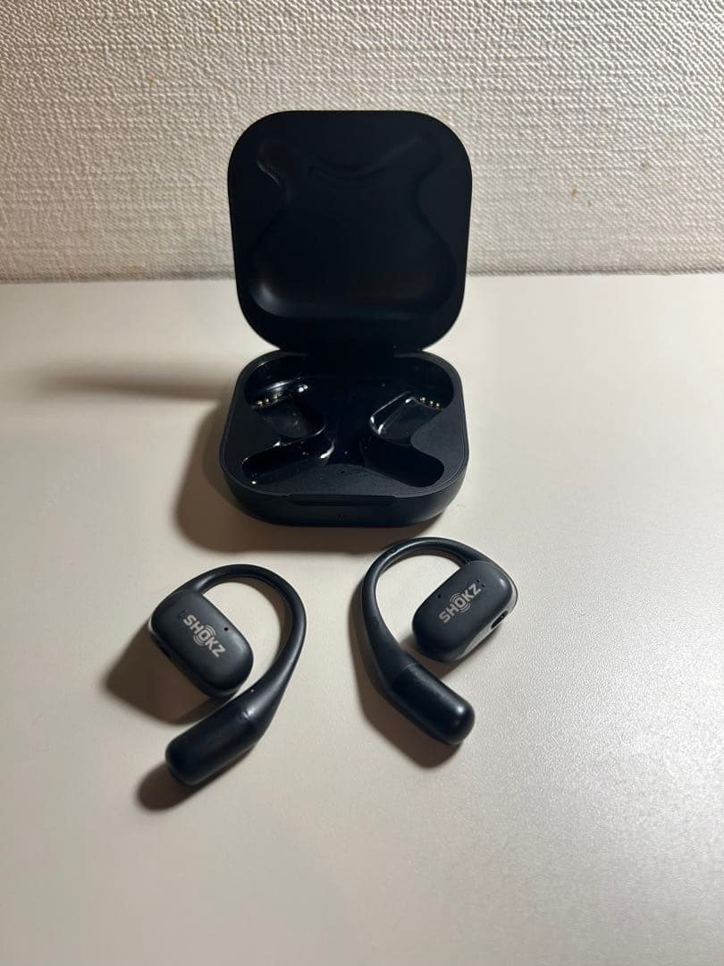 SHOKZ OPENFIT 骨伝導ワイヤレスイヤホン ブラック