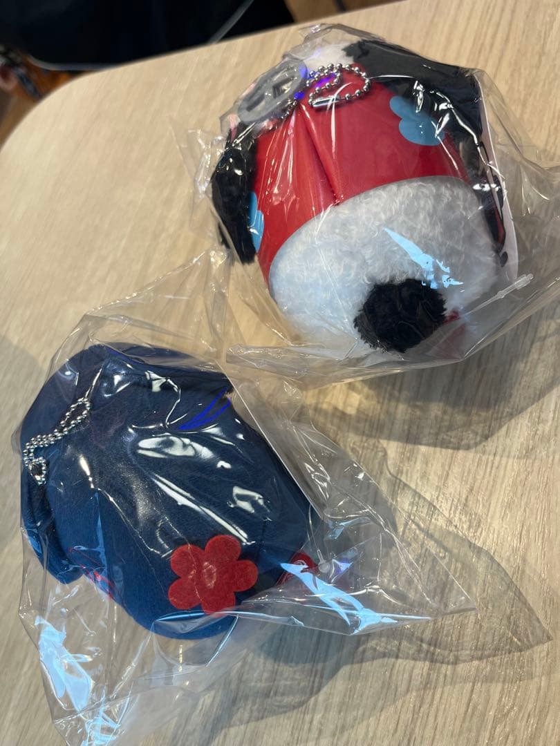 花やしき　パン田のるぞう&まるはなくん キーチェーン　2点セット