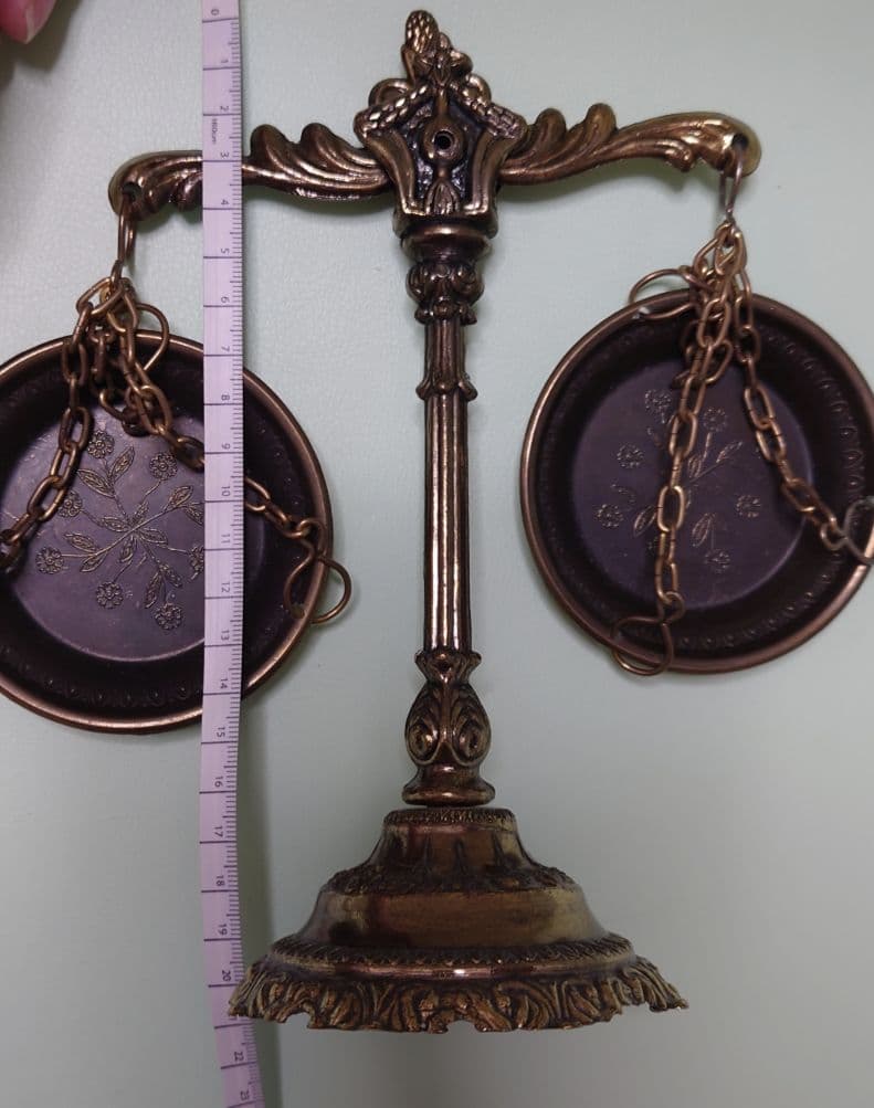 アンティーク 天秤 ビンテージ 計り 秤 はかり ゴールド ヨーロッパ 輸入雑貨