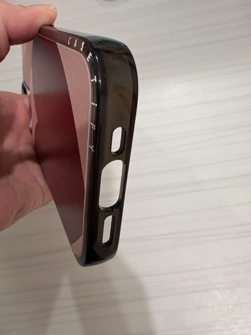 ケースティファイ iPhone16 ハート コンパクトケース