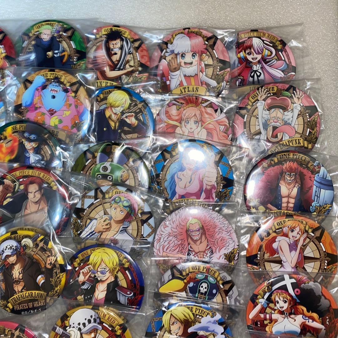 ワンピース　輩缶バッジ　54点セット　まとめ売り　ルフィ　エース　サボ　ロー