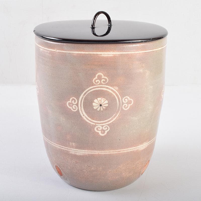 茶道具　清水日呂志作　水指　時代箱付　C　R9126B