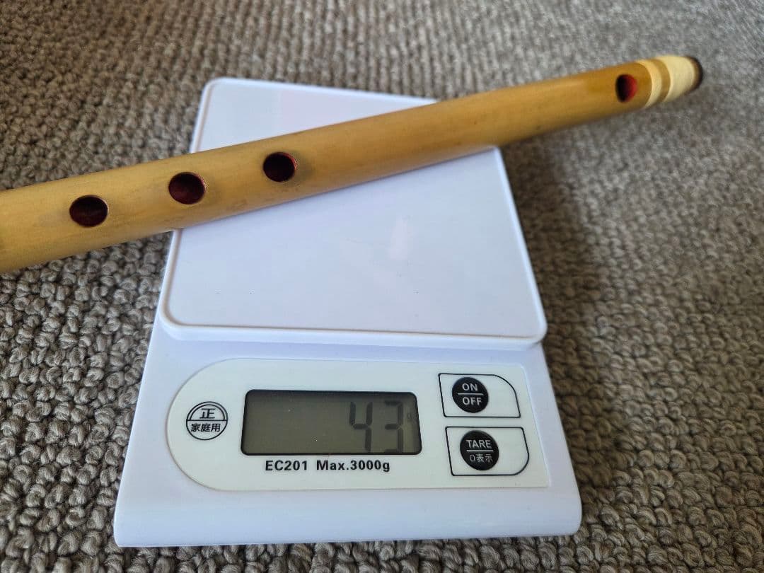 篠笛 6本調子 ドレミ 【宮】銘