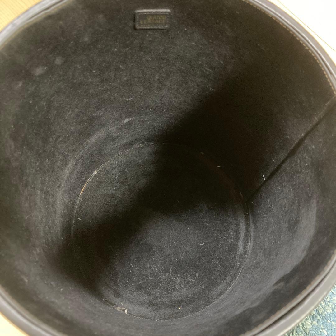 ベルサーチ　黒色　ゴミ箱　イタリア製　インテリア　中古品