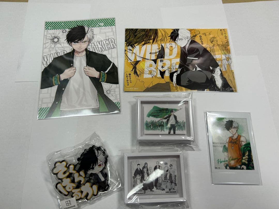 漫画絵 桜遥 アクスタ・ブロマイド・ポストカードまとめ売り8点