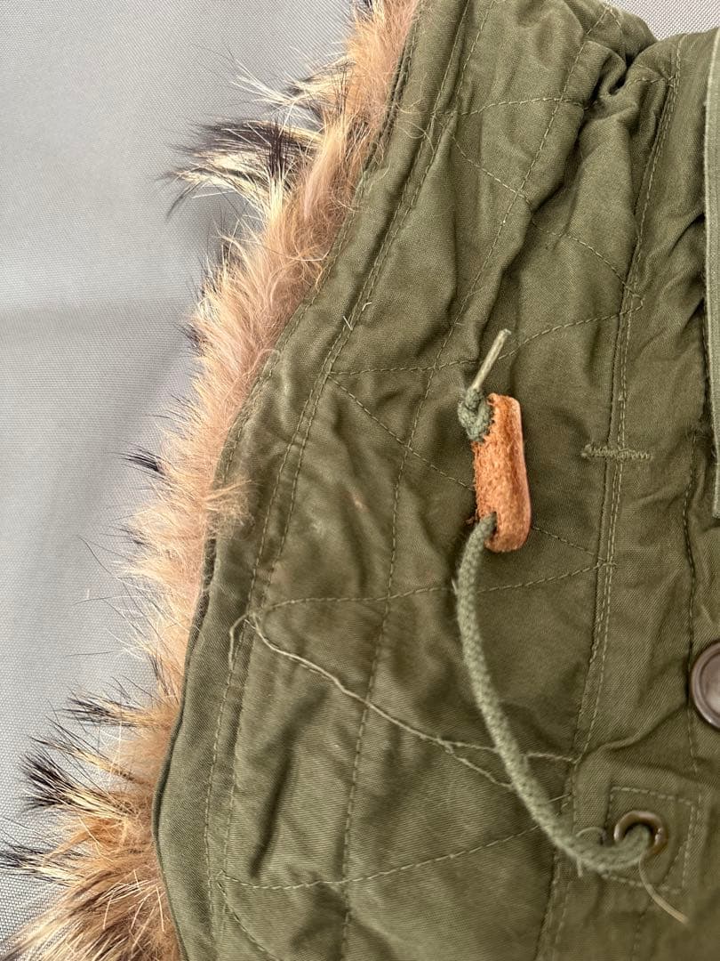 M-51 モッズコート用フード　縞