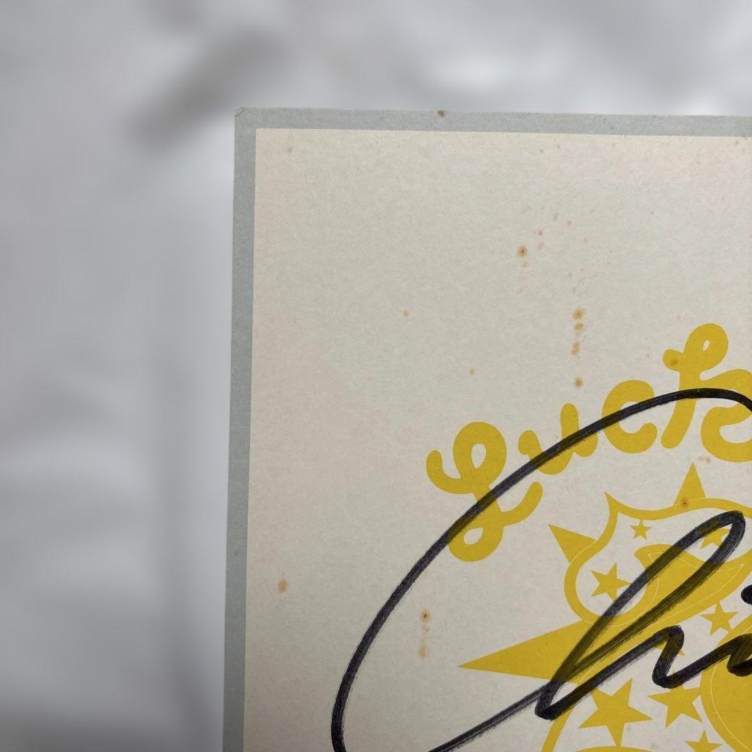 【貴重】森高千里　直筆サイン色紙　1993年　ラッキーセブンツアー