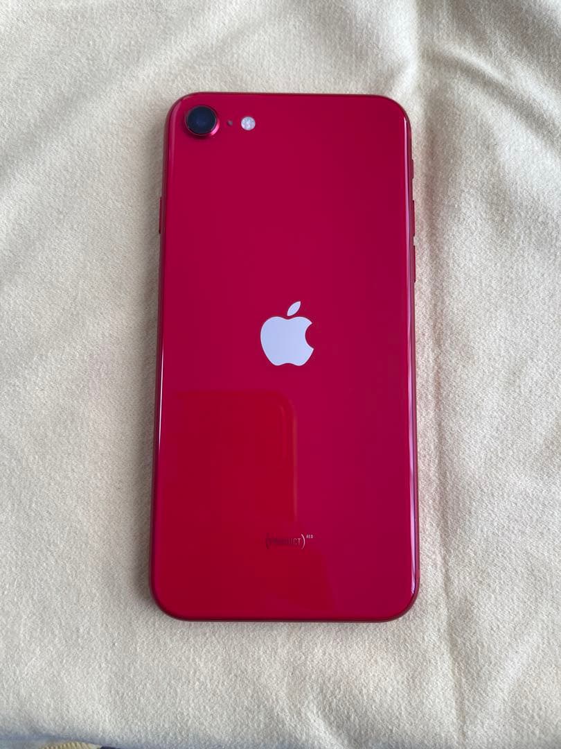 ‼️美品‼️ iPhone SE2 第2世代 128GB レッド ①