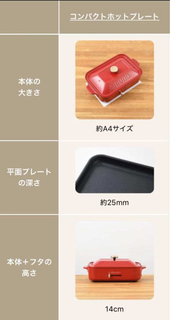 サントリーSUNTORY BRUNO コンパクトホットプレート 翠ジン