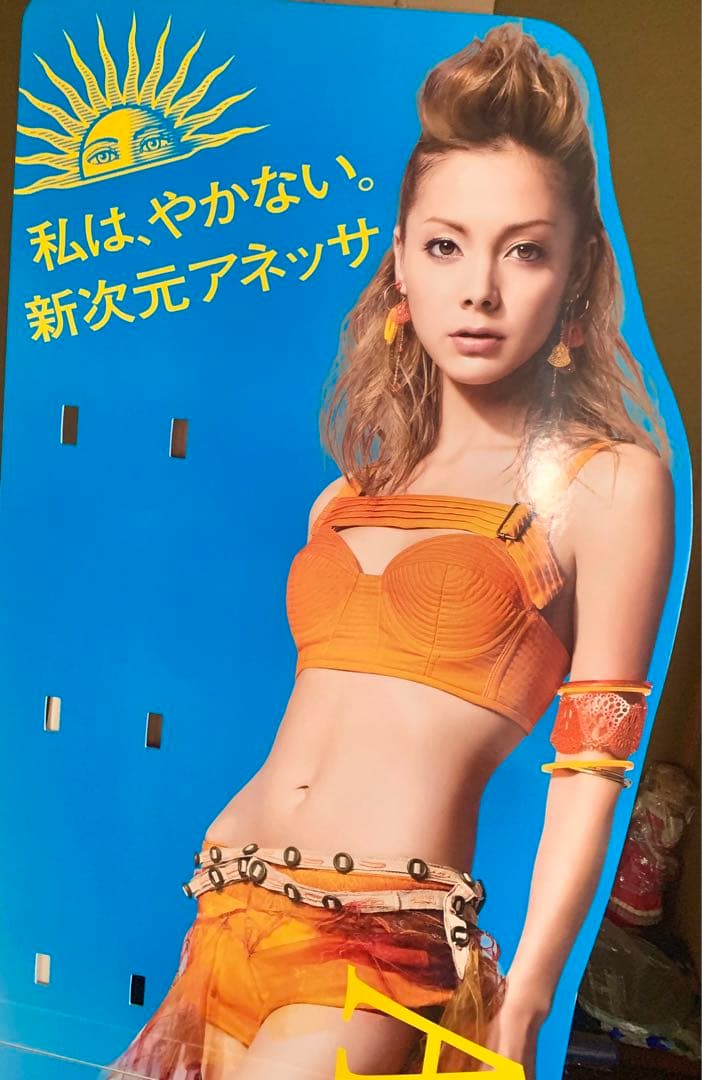 感激レア／非売品立て看板パネル「土屋アンナ」資生堂アネッサANESSA