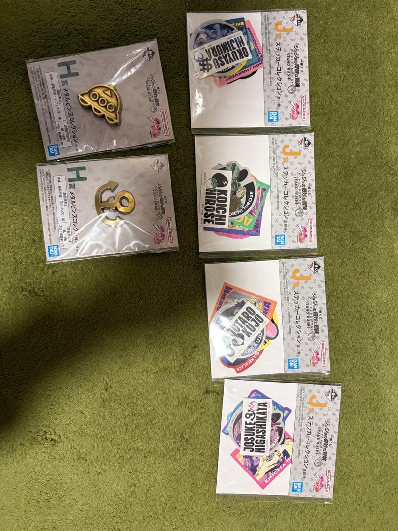 ジョジョの奇妙な冒険　A、B、C、D、E、ラストワン賞