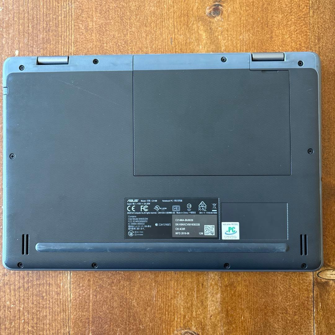 充放電回数12 ASUS Chromebook C214M 使用頻度極小美品中古