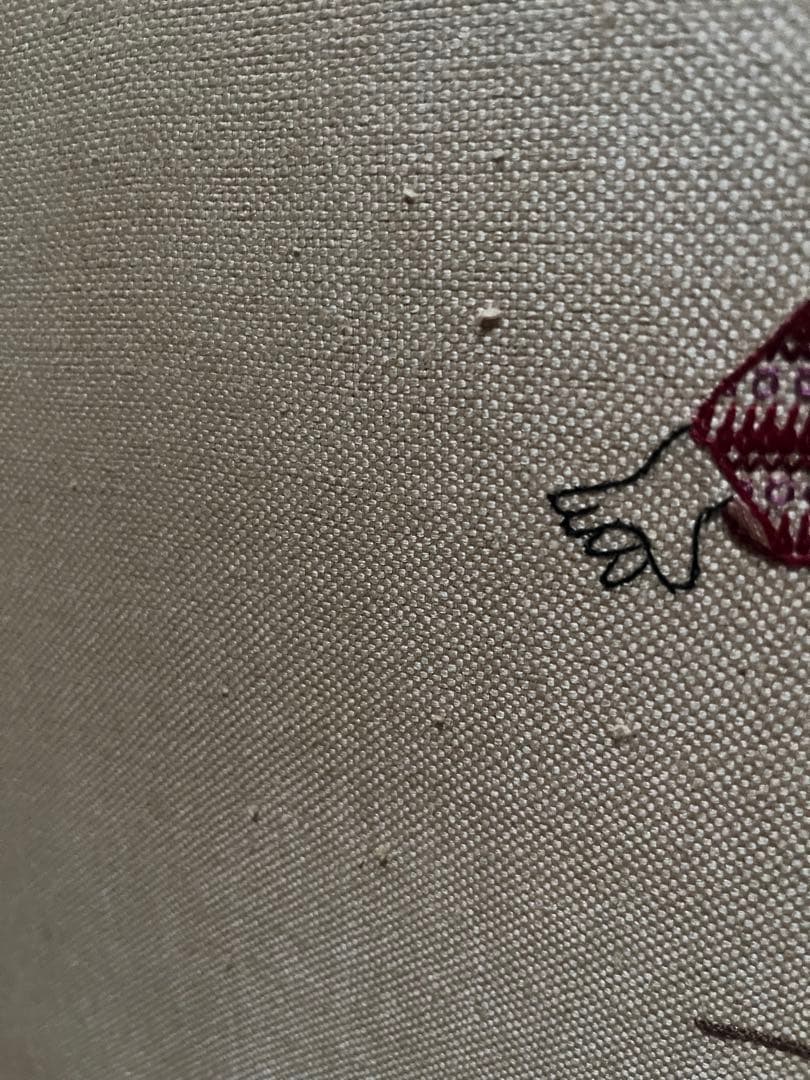 衝立 刺繍 裏側破れあり 昭和レトロ 当時物 インテリア 目隠し 和室