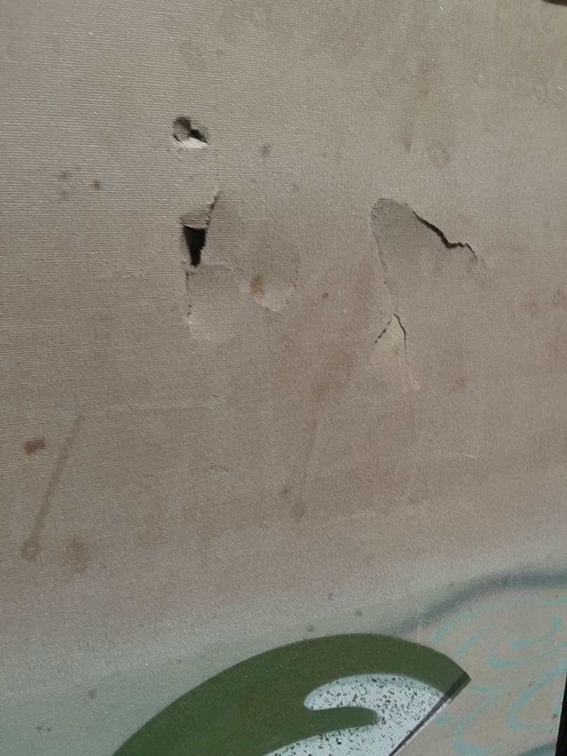 衝立 刺繍 裏側破れあり 昭和レトロ 当時物 インテリア 目隠し 和室