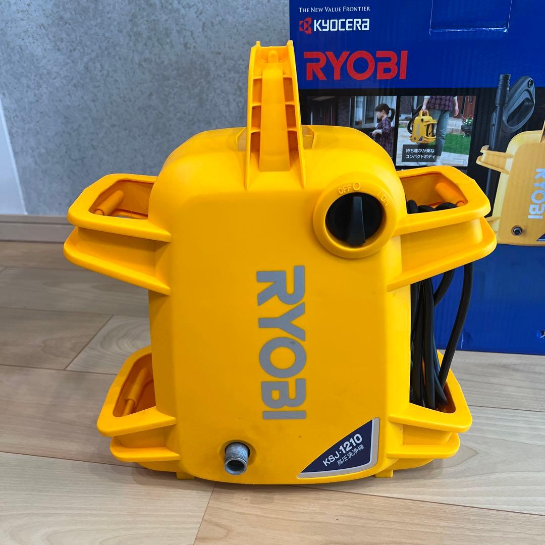 【美品】RYOBI リョービ KSJ-1210 イエロー 京セラ 高圧洗浄機