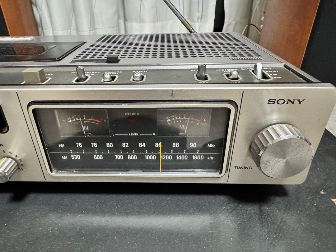 SONY CF-2700 AM/FMラジオ・テープレコーダー動作確認済み