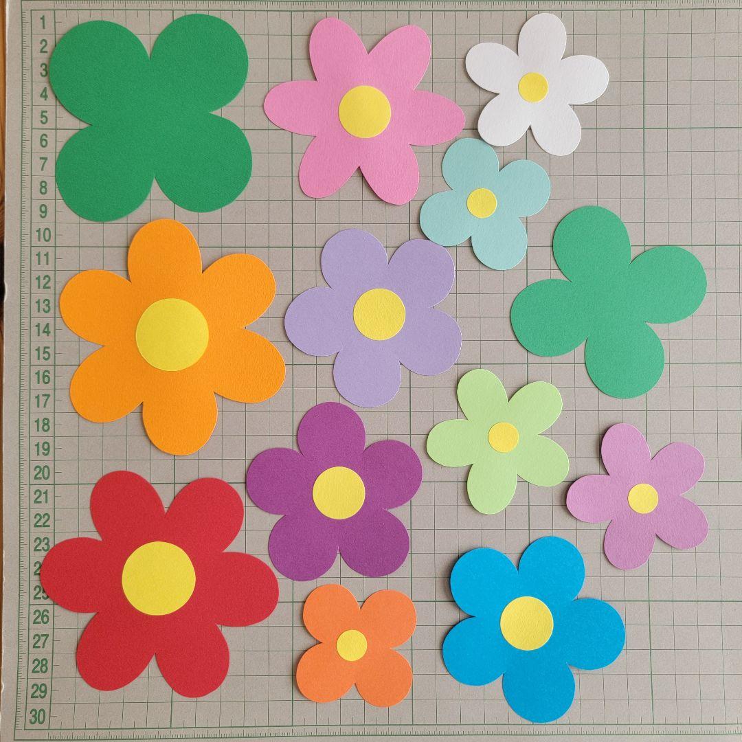 壁面飾り【虫たちと花】保育　春　新学期　入園