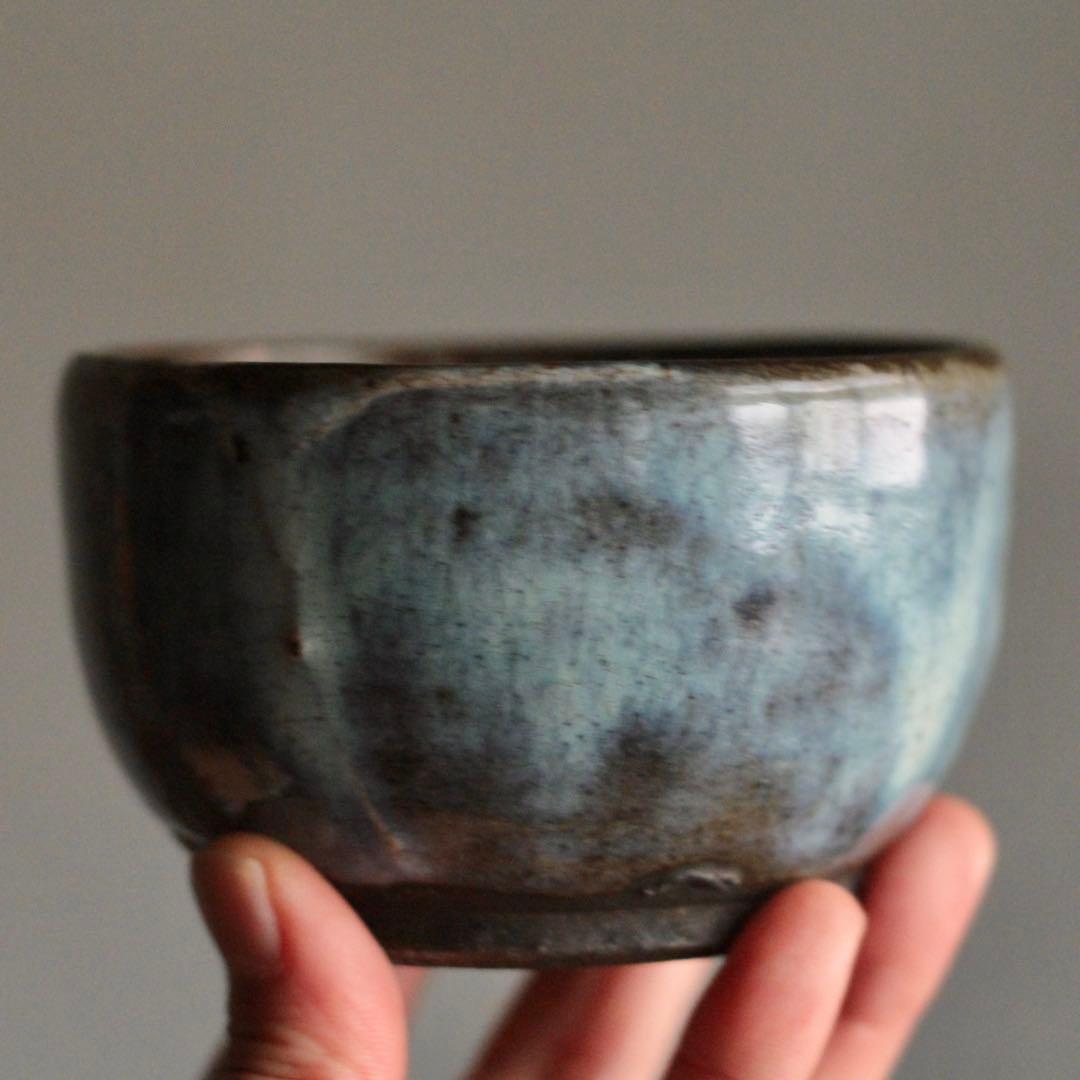 松代焼 海鼠釉 茶碗 鉢 古道具 アンティーク