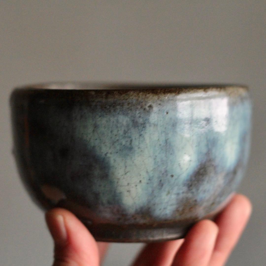 松代焼 海鼠釉 茶碗 鉢 古道具 アンティーク