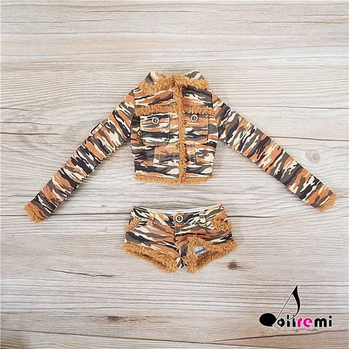 DD虎柄上下二点セット