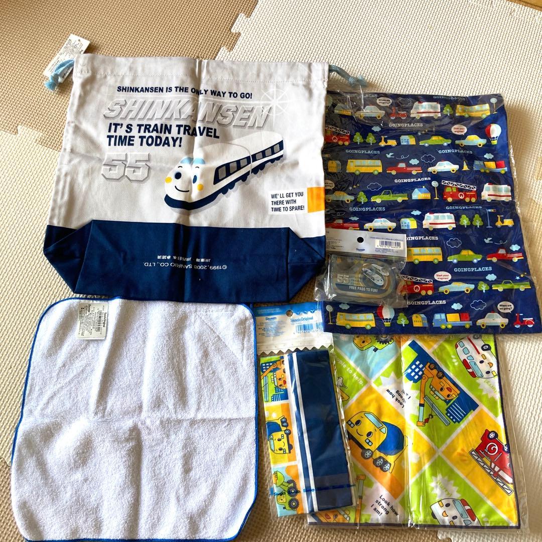 サンリオシンカンセン新幹線、車、電車文房具セット