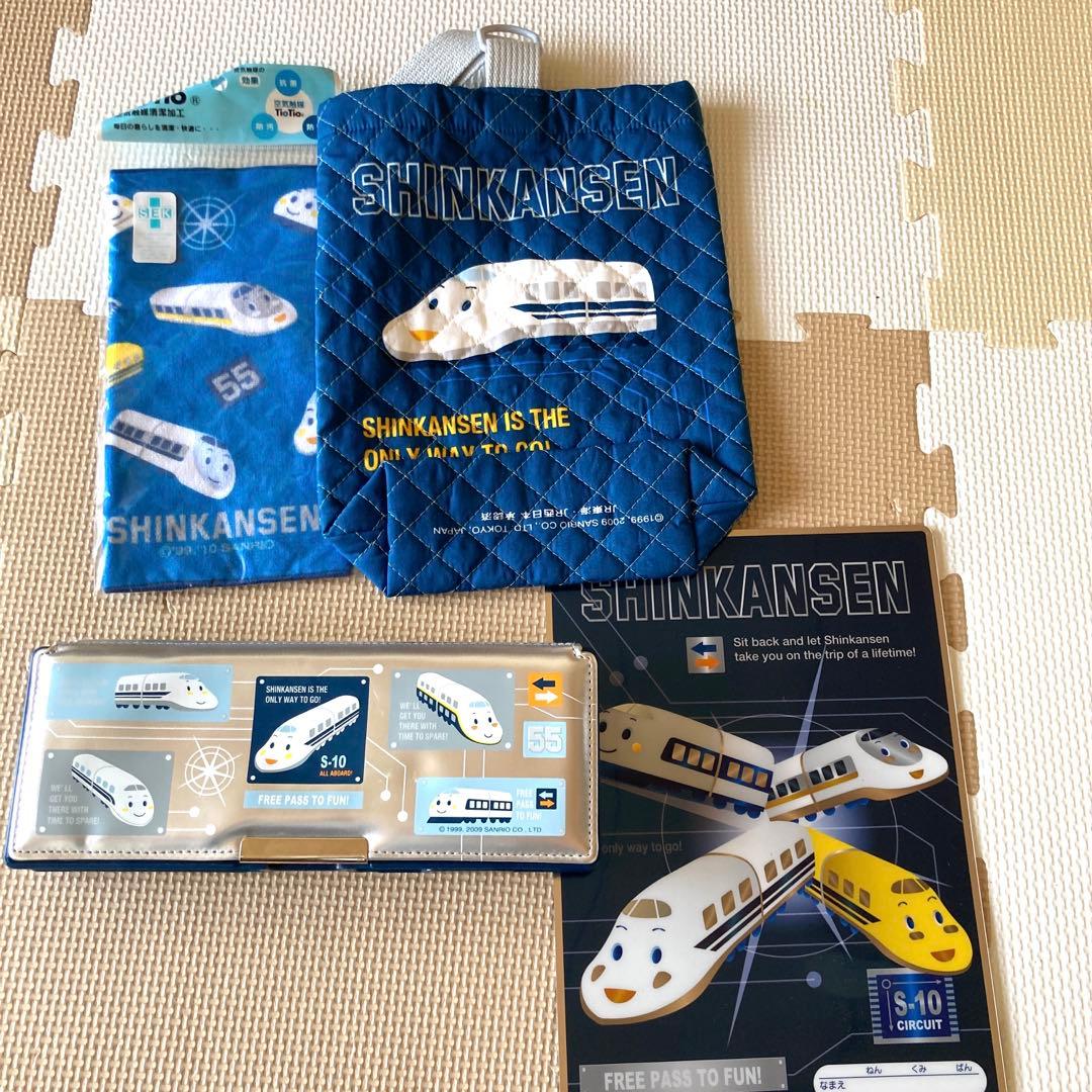 サンリオシンカンセン新幹線、車、電車文房具セット
