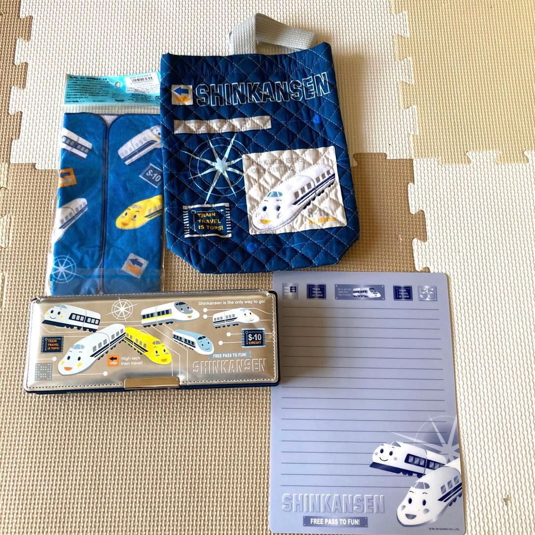 サンリオシンカンセン新幹線、車、電車文房具セット