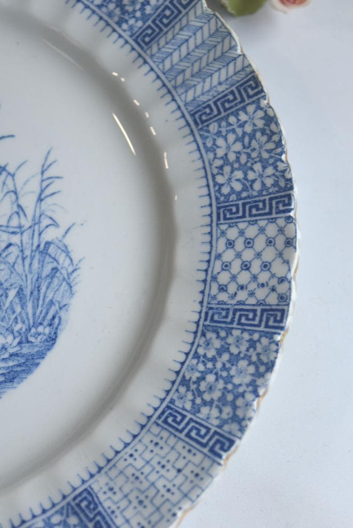 2枚組　美品　リュネビル　DENTELLE（レース）皿　フランスアンティーク