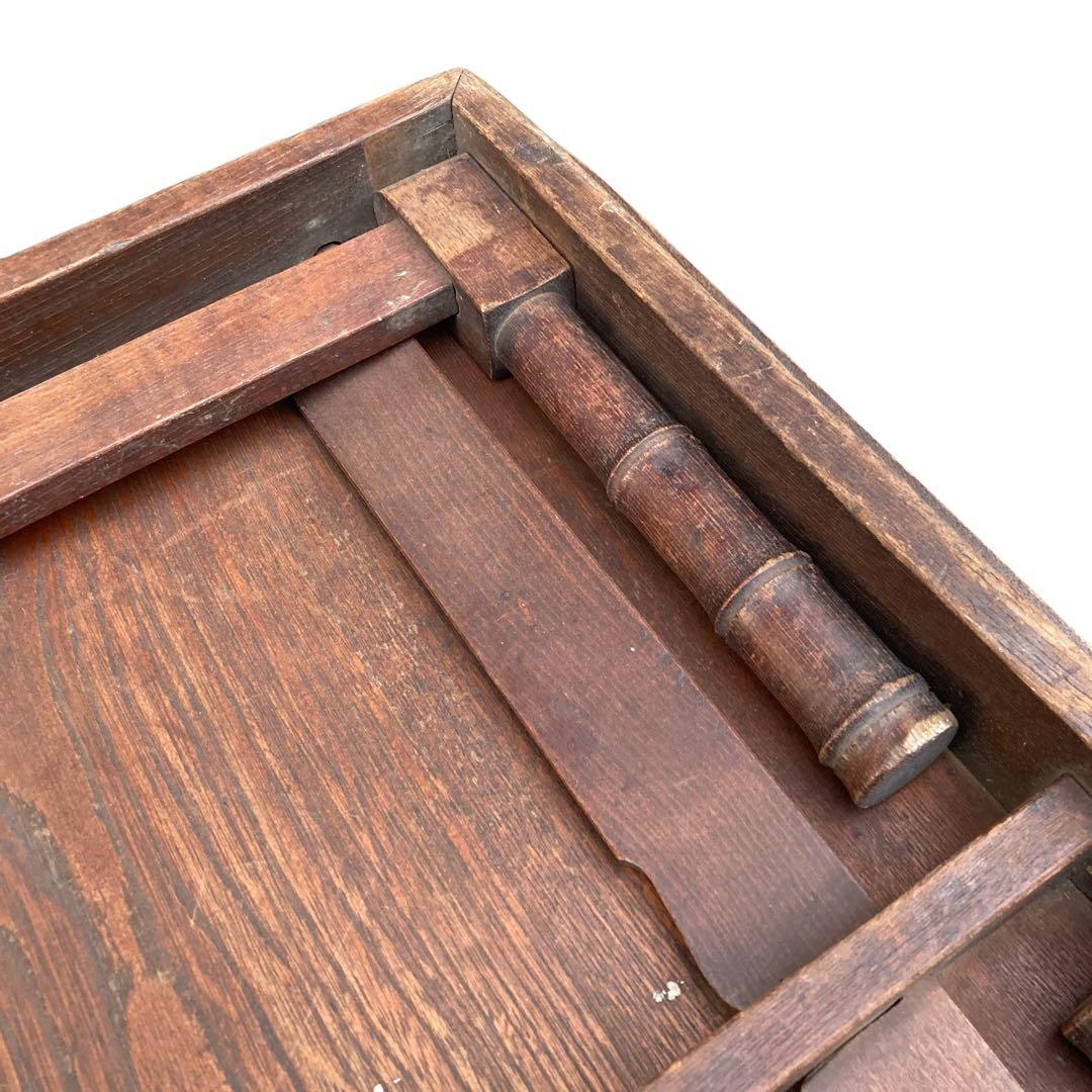 昭和レトロ 折りたたみ 竹脚ローテーブル 古家具 ビンテージ 座卓 古道具