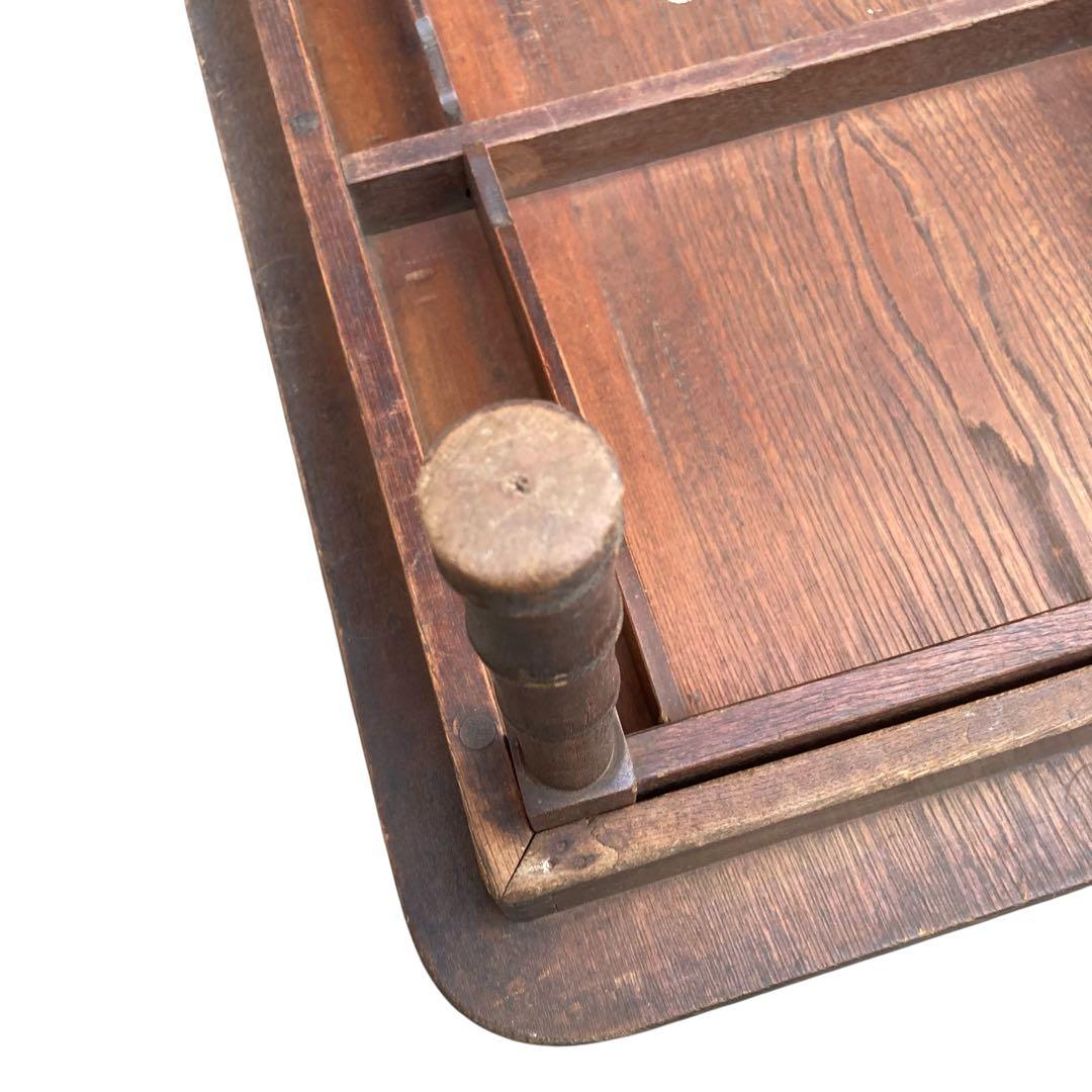 昭和レトロ 折りたたみ 竹脚ローテーブル 古家具 ビンテージ 座卓 古道具