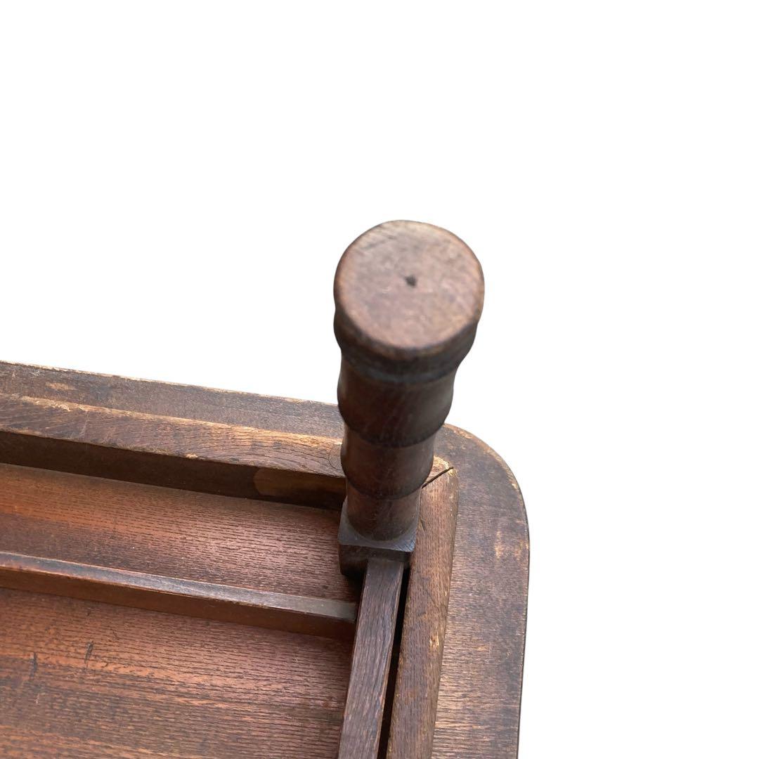 昭和レトロ 折りたたみ 竹脚ローテーブル 古家具 ビンテージ 座卓 古道具